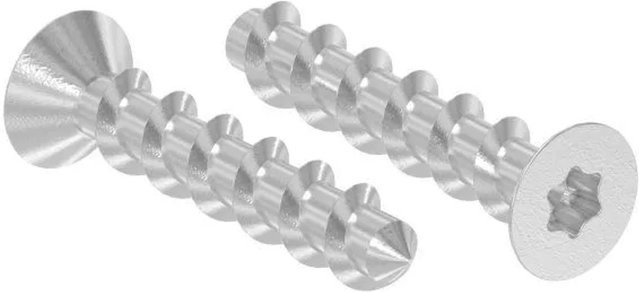 FeNau Senkkopf-Holzschraube aus Edelstahl V2A mit Torxantrieb T20, Farbe: Silber, Durchmesser: 5 mm, Länge: 30 mm - Bild 1