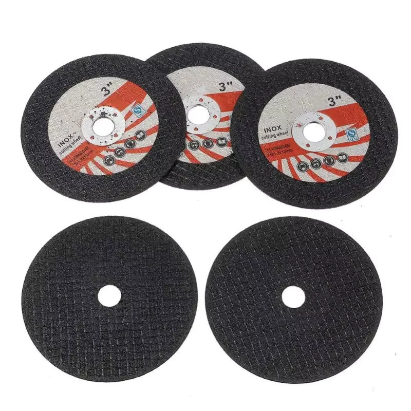 Diamantklingen-Mix-Set für 12 V Mini-Winkelschleifer mit Schleifscheiben und Metalltrennscheiben, HSS-Hartmetall-Schneide- und Polierblech, Durchmesser: 75 mm, Mehrfarbig - Bild 3