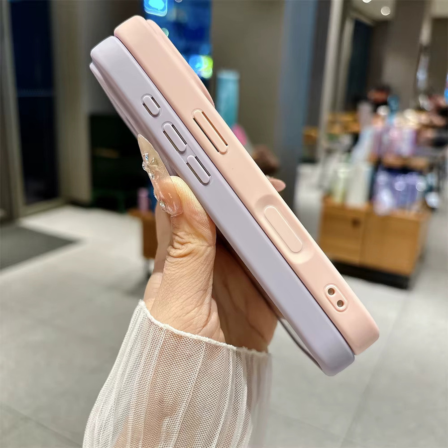 2-in-1 Stoßfeste Acryl-Handyhülle für Apple iPhone 17 Air 16 15 14 Plus 13 12 11 Pro Max in Transparent und Bonbonfarben - Bild 2