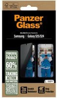 PanzerGlass Privacy Displayschutz Ultra-Wide Fit Panzerglas für Samsung Galaxy S25 S931 und S24 S921, transparent - Bild 2