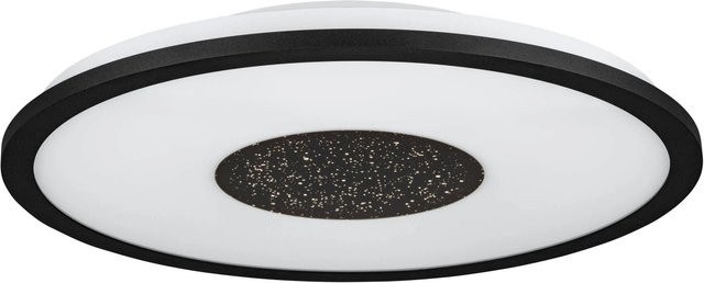 Eglo LED-Deckenleuchte Marmorata rund in Schwarz-Weiß mit Durchmesser: 45 cm - Bild 1