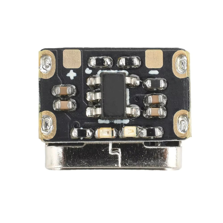 Ziqqucu Mini-Li-Ionen-Akku-Ladeplatine mit USB-C Eingang, 3,7V 4,2V Lade- und Schutzplatine für 18650 Akkus, Tastaturen und Smart Wearables, Schwarz - Bild 3