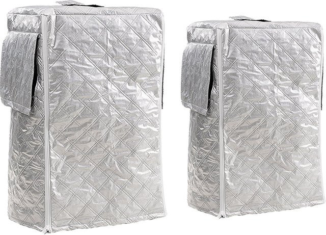 Kesoto Vogelkäfig-Abdeckung in Silber, wasserdichter und atmungsaktiver Schutz für Papageien, Ara, Turteltauben und Wellensittiche - Bild 1