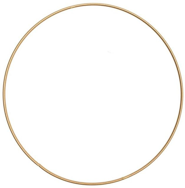 Rico Design Metallring in Gold mit einem Durchmesser von 20 cm - Bild 1