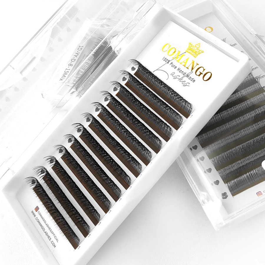 CoMango 2D YY Wimpernverlängerung, natürlich, Unisex - Bild 4