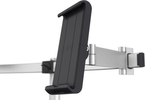 DURABLE Monitor Halterung PRO für 1 Monitor und 1 Tablet mit Tischdurchführung, Schwarz, VESA 100x100 mm - Bild 1