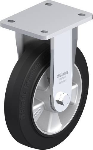 Blickle Bockrolle BO-ALEV 200K in Schwarz-Grau mit 200 mm Rad-Durchmesser und 500 kg Tragfähigkeit - Bild 1