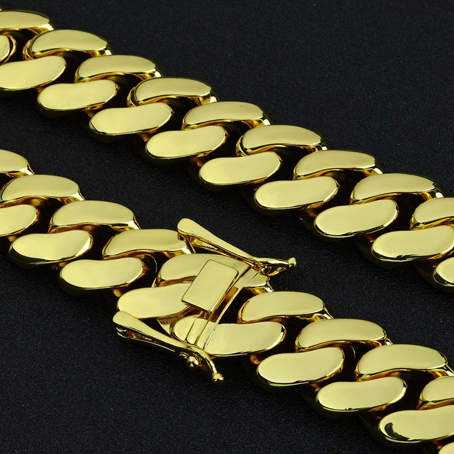 ESKEEM Kette Messing, Gold, Herren, 10/12/22 mm - Bild 1
