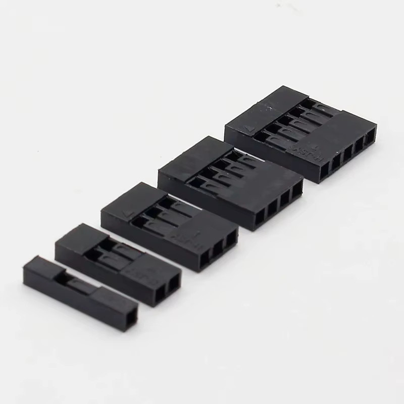 ELECAPITAL Dupont Jumper Wire Connector Set mit Kunststoffgehäuse, 500 Stück, Schwarz, 2,54 mm Rastermaß, 1P bis 5Pin - Bild 3
