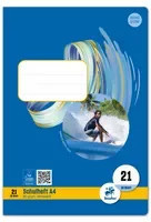 Staufen Schulheft Style DIN A4 liniert Lineatur 21 in Blau mit 16 Blättern - Bild 1
