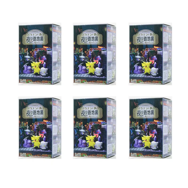 TAKARA TOMY Pokémon Town Blind Box Actionfiguren, 6-teiliges Set - Bild 2