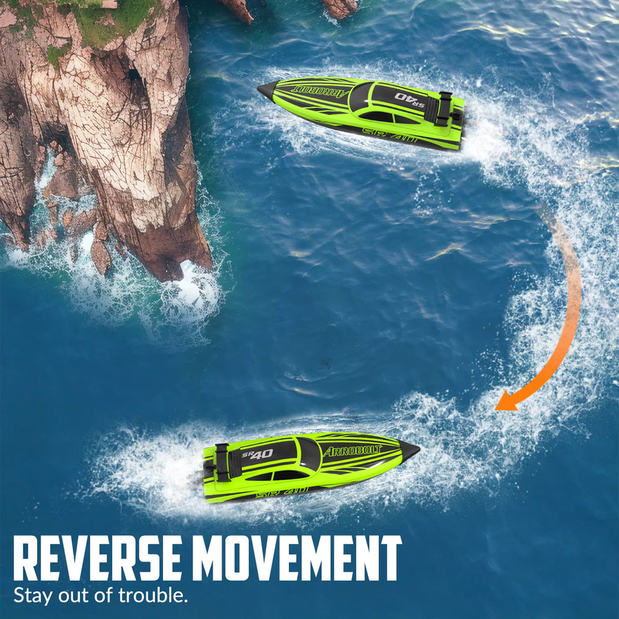 VolantexRC RC-Boot, bürstenloser Motor, Hochgeschwindigkeits-Rennboot, mit Rückwärtsfunktion - Bild 4