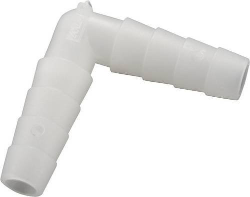 Barwig PVC Schlauch-Winkelverbinder in Weiß mit 13 mm Durchmesser und 10 mm Anschluss - Bild 1