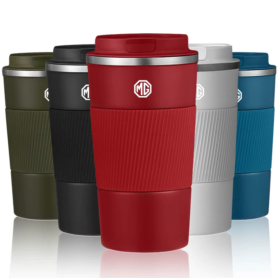 Thermos-Kaffeebecher aus Edelstahl als Vakuum-Isolierflasche für Morris Garages MG Modelle in Grün, Volumen: 0,5 l - Bild 6