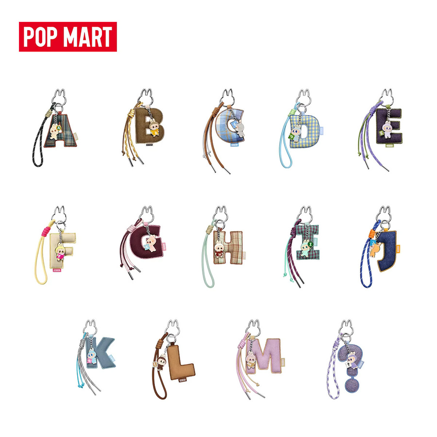 POP MART THE MONSTERS Pin for Love Series, Blindbox mit Buchstabenanhänger, 2er-Set - Bild 2