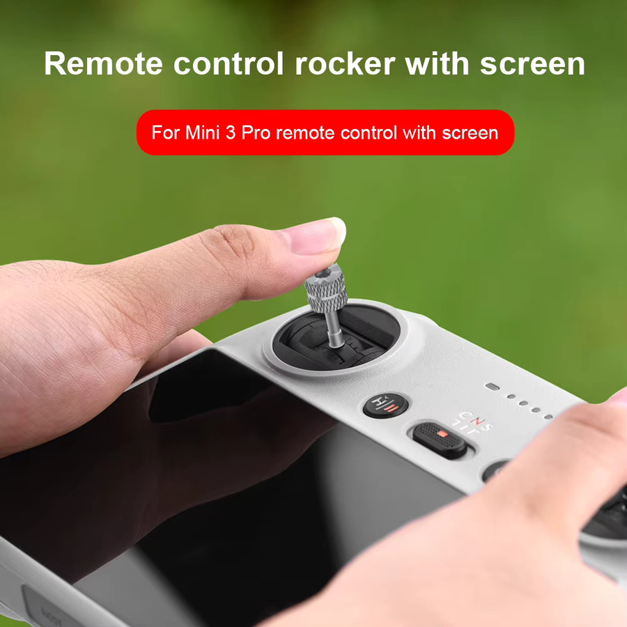 DJI Mini 3 Pro Fernbedienung Daumen Rocker Stick aus Aluminium Legierung in Rot - Bild 2