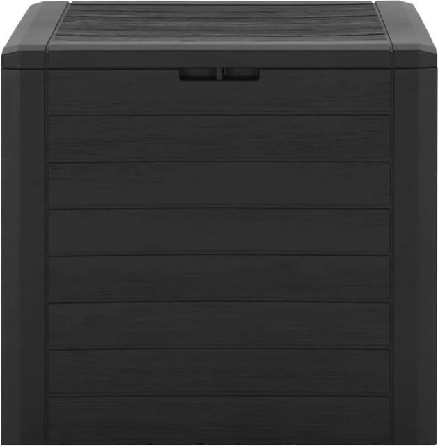 vidaXL Gartentruhe aus Polypropylen in Braun, B/T/H: 58,5 x 46 x 55 cm - Bild 1