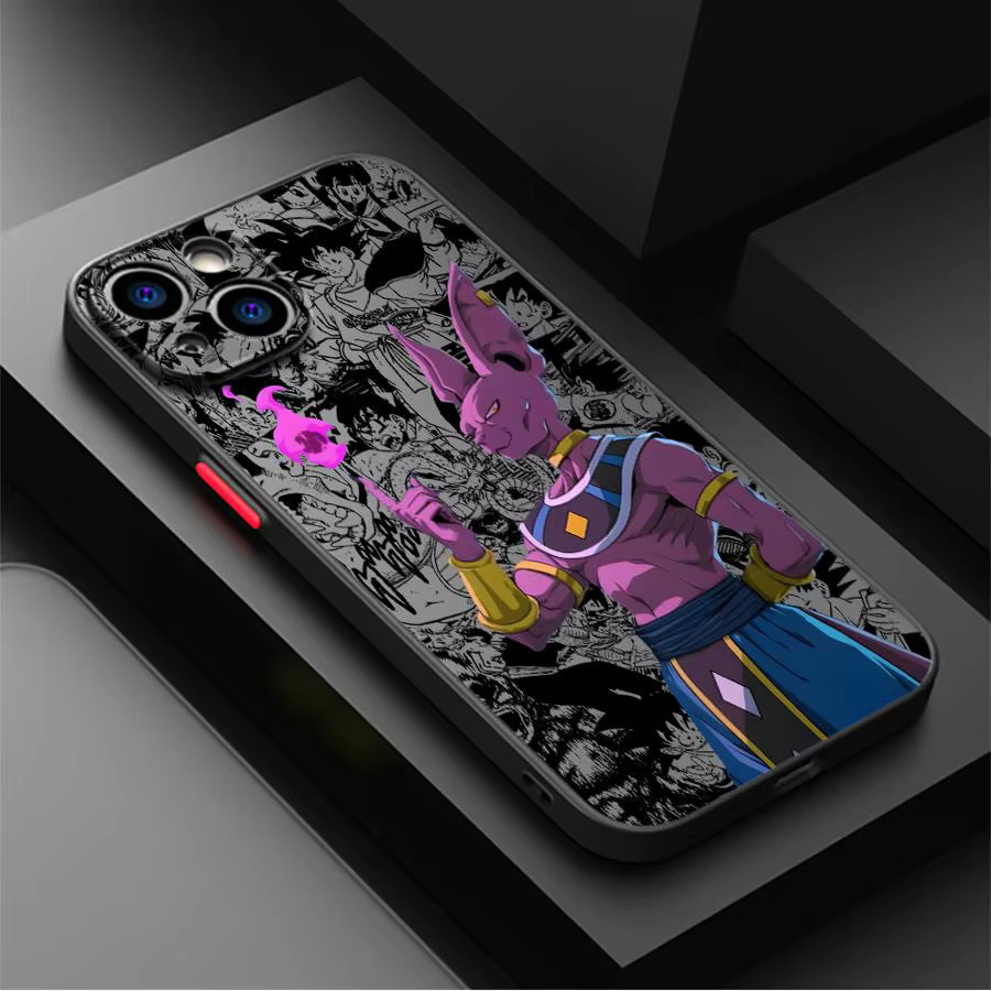 Dragon Ball Handyhülle mit Beerus und Majin Buu Design für iPhone Modelle in Multicolour - Bild 2