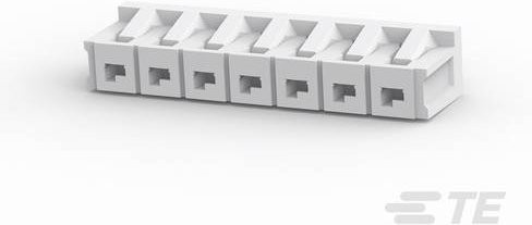 TE Connectivity Einbau-Stiftleiste Standard 172520-7 in Weiß - Bild 1