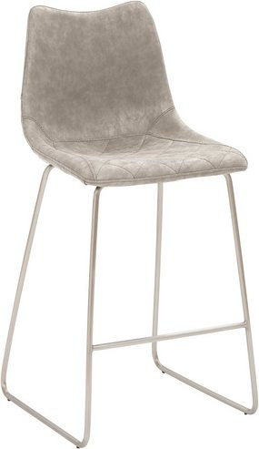 Mayer Sitzmöbel Barhocker 1175 in Grau mit Kunstlederbezug, B/T/H: 47 x 51 x 99 cm - Bild 1