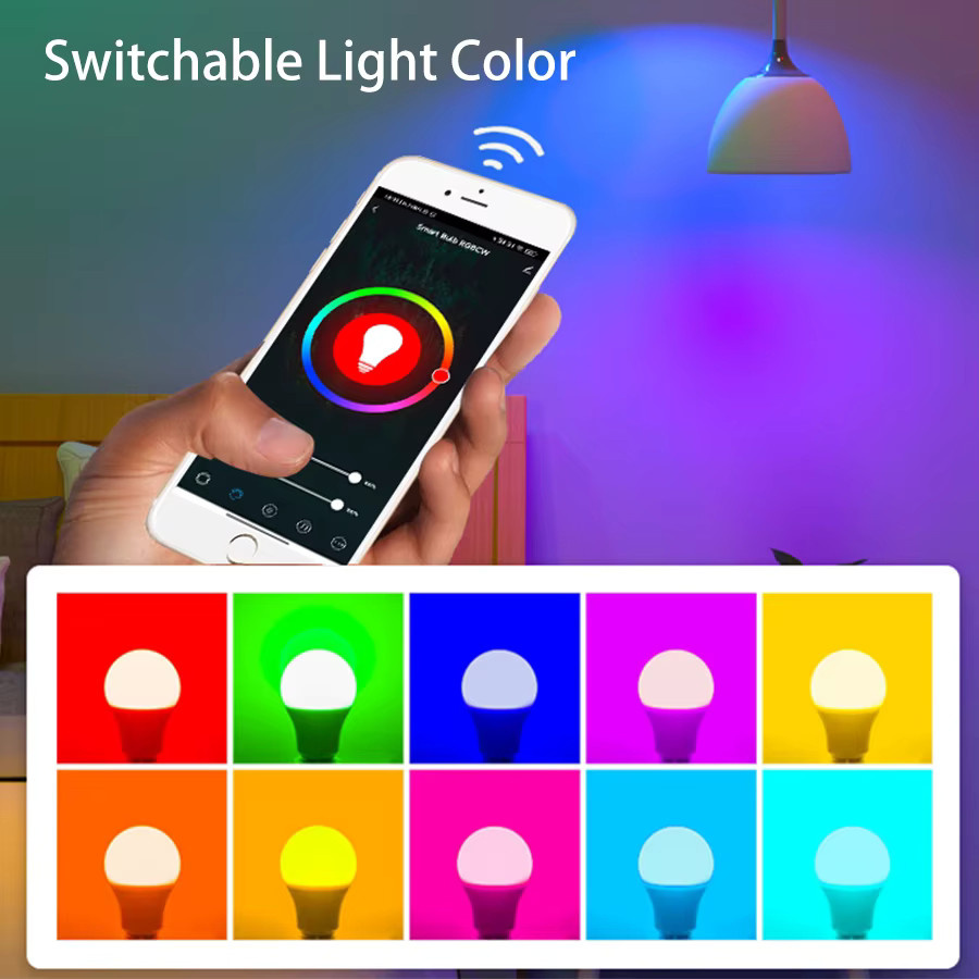 GGBEE Smart E27 LED-Lampe mit WLAN, Tuya und Smart Life App Steuerung, weiß, 12W, kompatibel mit Amazon Alexa und Google Assistant - Bild 2