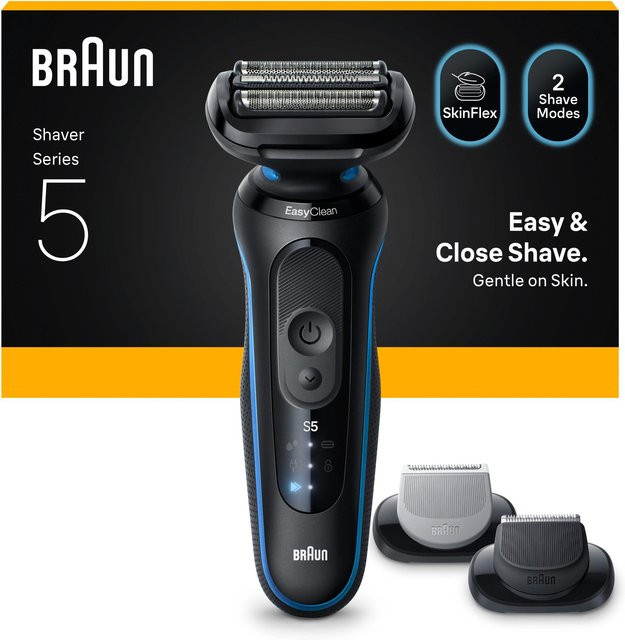 Braun Series 5 Elektrorasierer, Herren, blau/schwarz - Bild 2
