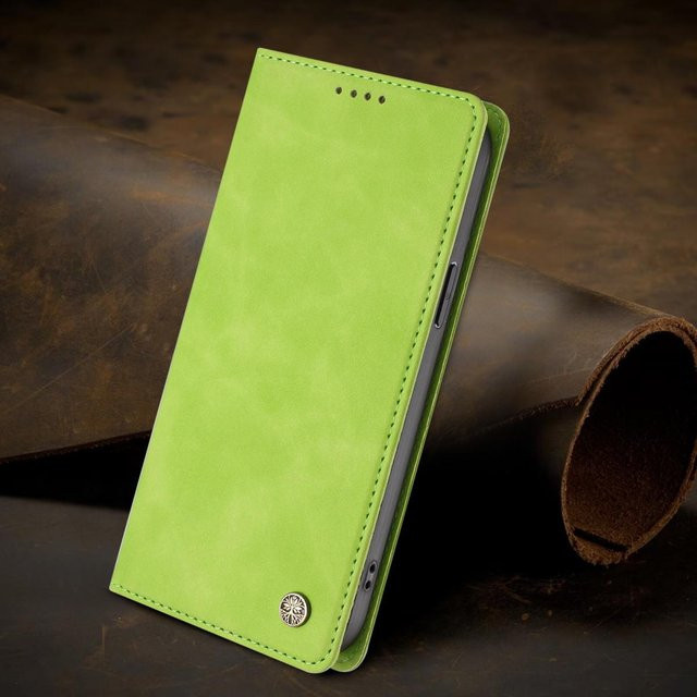 Flip-Leder-Portemonnaie-Hülle für Samsung Galaxy A16 A15 A05 A06 A07 A17 A25 A26 A35 A36 A37 A55 A56 A57 4G 5G in Grün - Bild 1