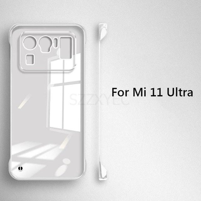 Stoßfeste und transparente Handyhülle mit harter Rückseite für Xiaomi Mi 11 Lite und Mi 11 Ultra - Bild 1