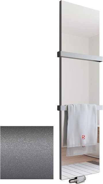 Schulte Design-Heizkörper New York Spiegel 688 W in Reflex-Grau - Bild 1