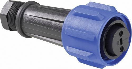 Bulgin PX0911/02/S Rundstecker Buchse gerade Serie PX 2-polig in Blau - Bild 1
