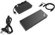 Lenovo ThinkPad Hybrid USB-C with USB-A Docking Station in Schwarz mit 2 x HDMI, 2 x DisplayPort und 135 Watt - Bild 1