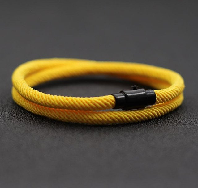 Fashion Maker 2 Armband, Doppel Schicht, Kupfer, Gelb, Herren, 21,5 cm - Bild 1