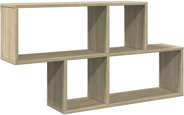 vidaXL Wandregal Sonoma-Eiche in Braun, B/T/H: 100 x 20 x 53 cm - Bild 1