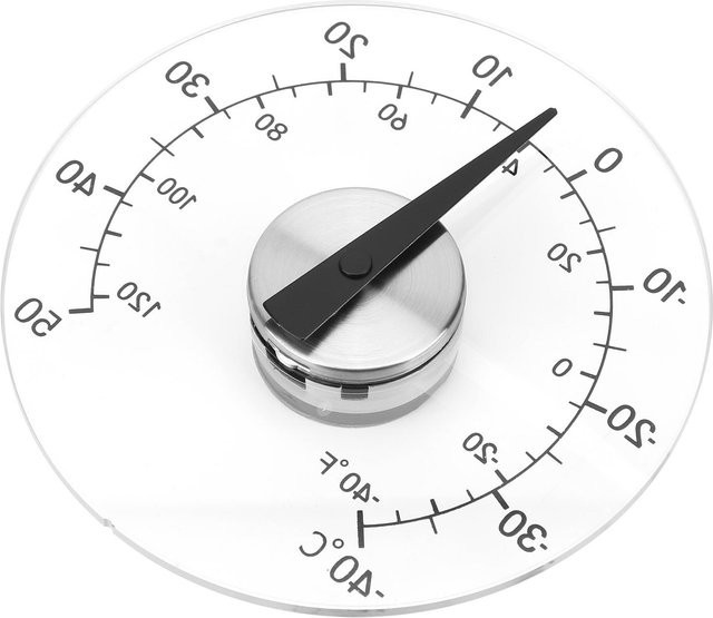 Transparentes Klebe-Außenthermometer für Fenster, Türen und Gewächshäuser zur Temperaturmessung - Bild 1