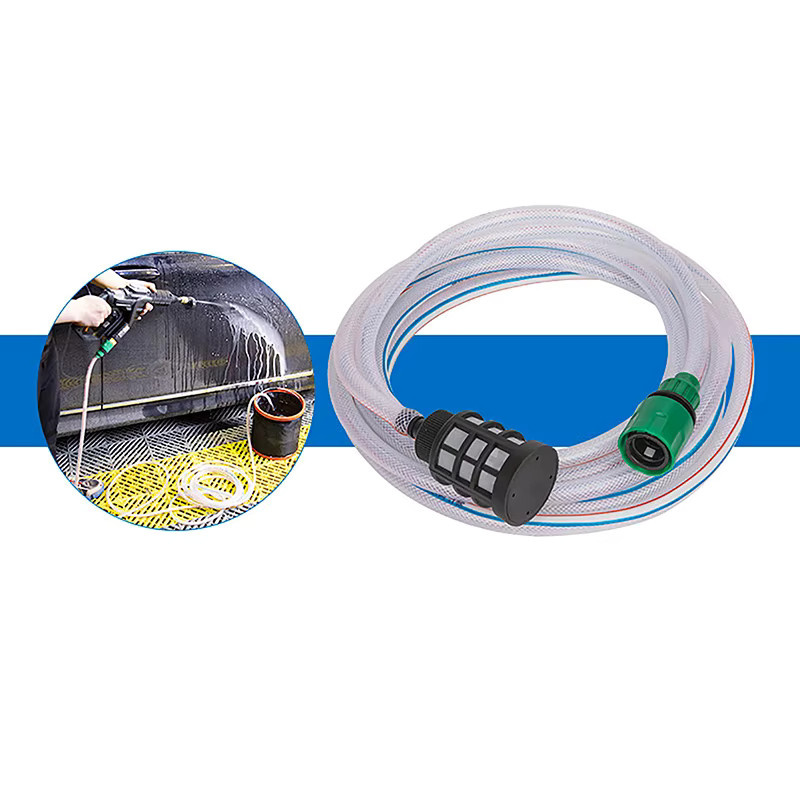 JINHF Tragbares Hochdruck-Waschmaschinen-Set mit Batterie, 5m Schlauch, Pistole und Filter-Kit für Haushalt und Auto - Bild 1