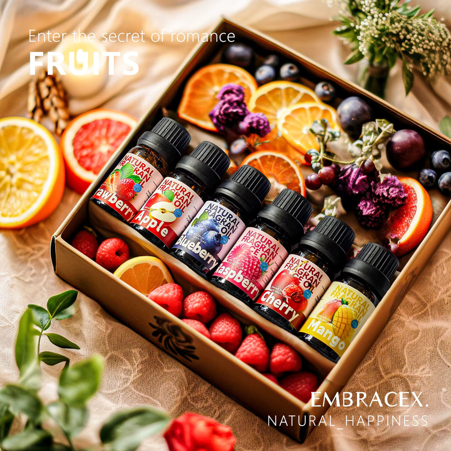 EMBRACEX Geschenkbox mit ätherischen Fruchtölen, Unisex, multicolour - Bild 6