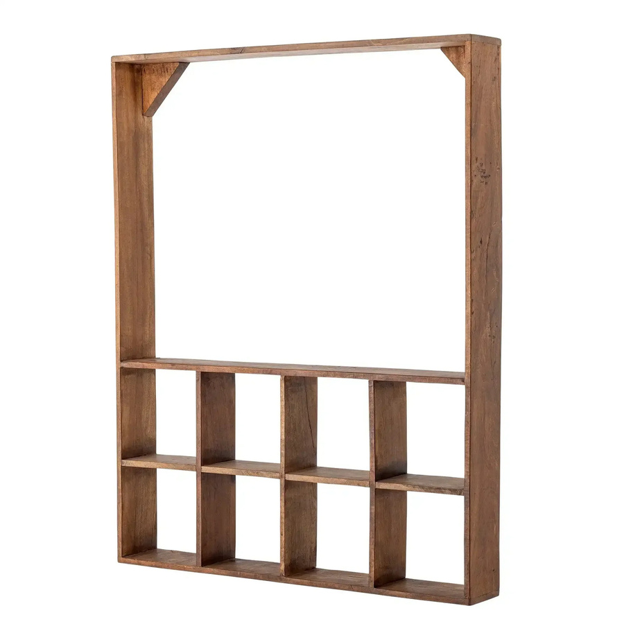 Bloomingville Wandregal Marino aus recyceltem Holz in Braun, B: 70 cm, H: 88 cm - Bild 1