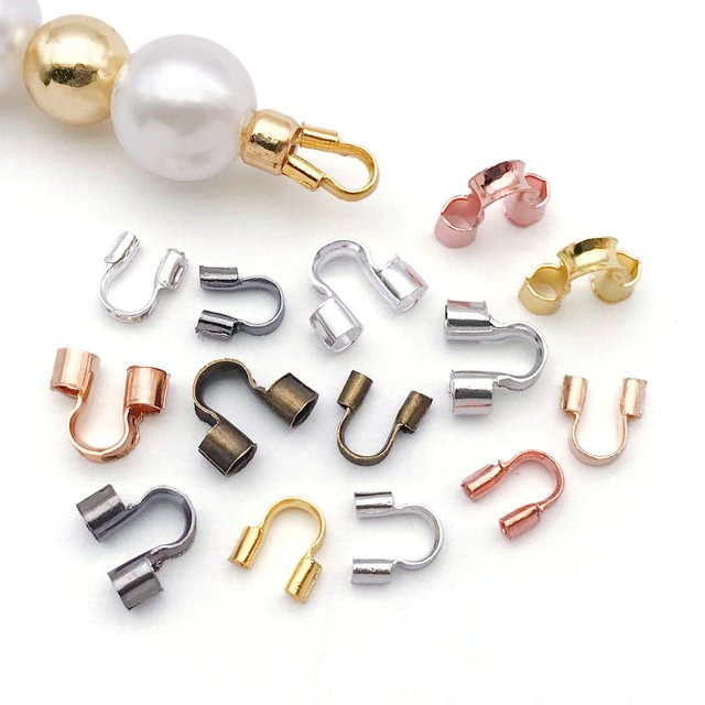 U Form Verschlüsse, Kupfer, Metall, 200 Stück - Bild 1