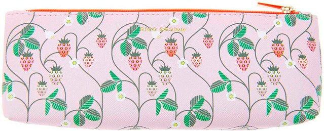 Rico Design Paper Poetry Etui Erdbeeren rosa B: 20 cm, T: 6,5 cm - Bild 1