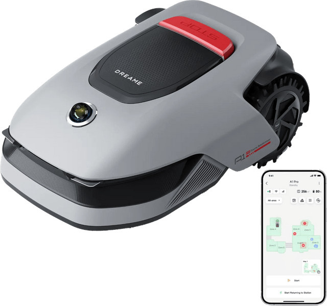 Dreame Mähroboter A1 Pro in Grau mit Kamera, GPS und App-Steuerung für bis zu 2.000 m² - Bild 1