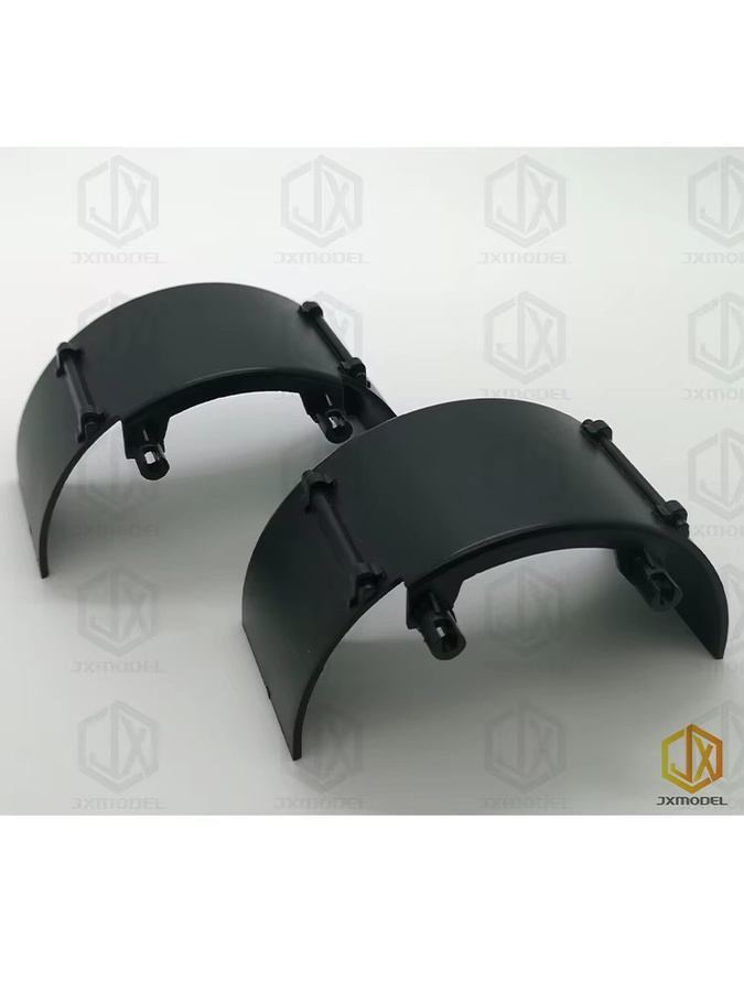 SCALECLUB Runde Fender-JXmodel, Modell 1/14, Kunststoff, Schwarz - Bild 3