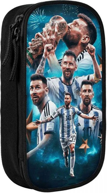 CR7 Federmäppchen für Kinder in Blau aus Polyester mit Reißverschluss - Bild 1