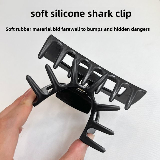 FENGCHE Silikon Shark Clip Haarnadel, Unisex - Bild 1