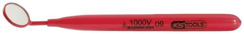 KS Tools Isolierter Suchspiegel aus Edelstahl in Rot, Durchmesser: 22 mm, Länge: 175 mm - Bild 1