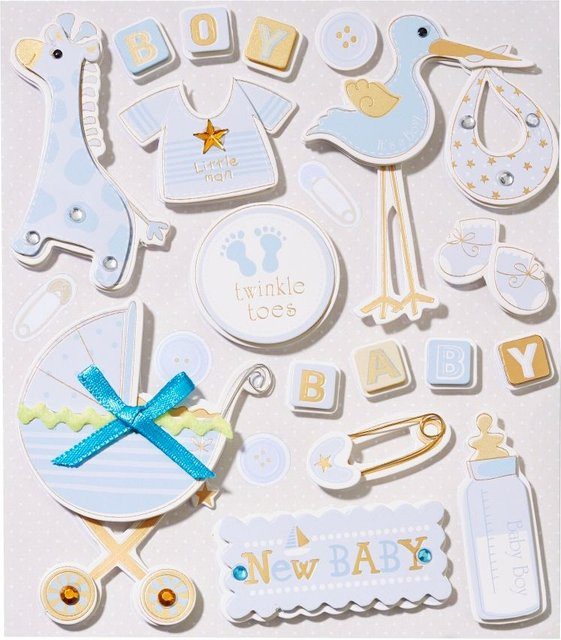 3D Sticker Baby Boy II - Bild 1