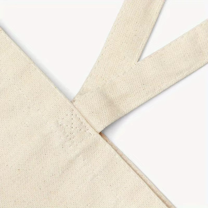 5er-Pack leere Sublimations-Tragetaschen in Beige für DIY-Projekte und Wärmeübertragungen - Bild 1