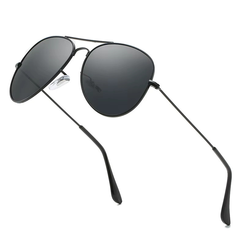 RUISIMO Sonnenbrille Aviator, Vollrand, Metall, Schwarz, Unisex, polarisiert - Bild 6