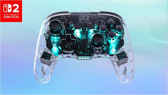 Turtle Beach Afterglow Wireless RGB Gaming Controller für Nintendo Switch, Transparent - Bild 2