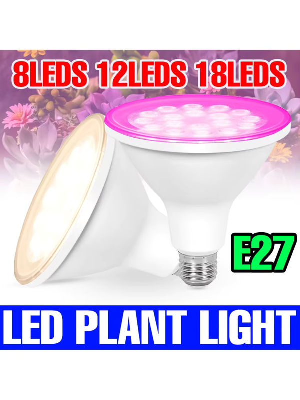 CanLing E27 LED Vollspektrum Pflanzenlampe für Indoor Growbox, Weiß - Bild 4