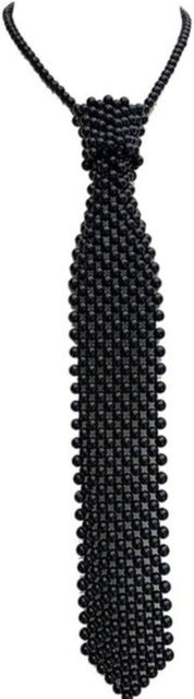 Rd lala Halsschmuck, Imitation Perle, schwarz, Damen - Bild 1